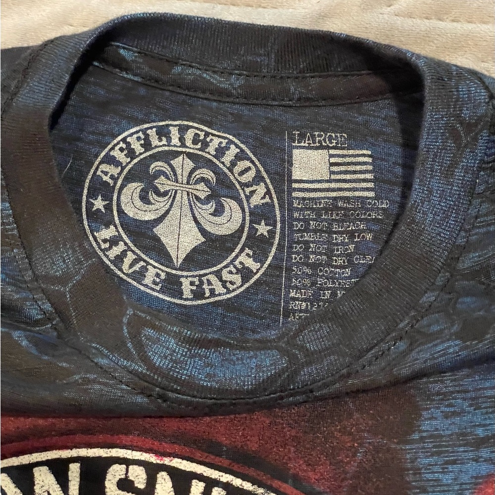 Affliction t shirt mens size large‎ NWOT - Picture 4 of 7